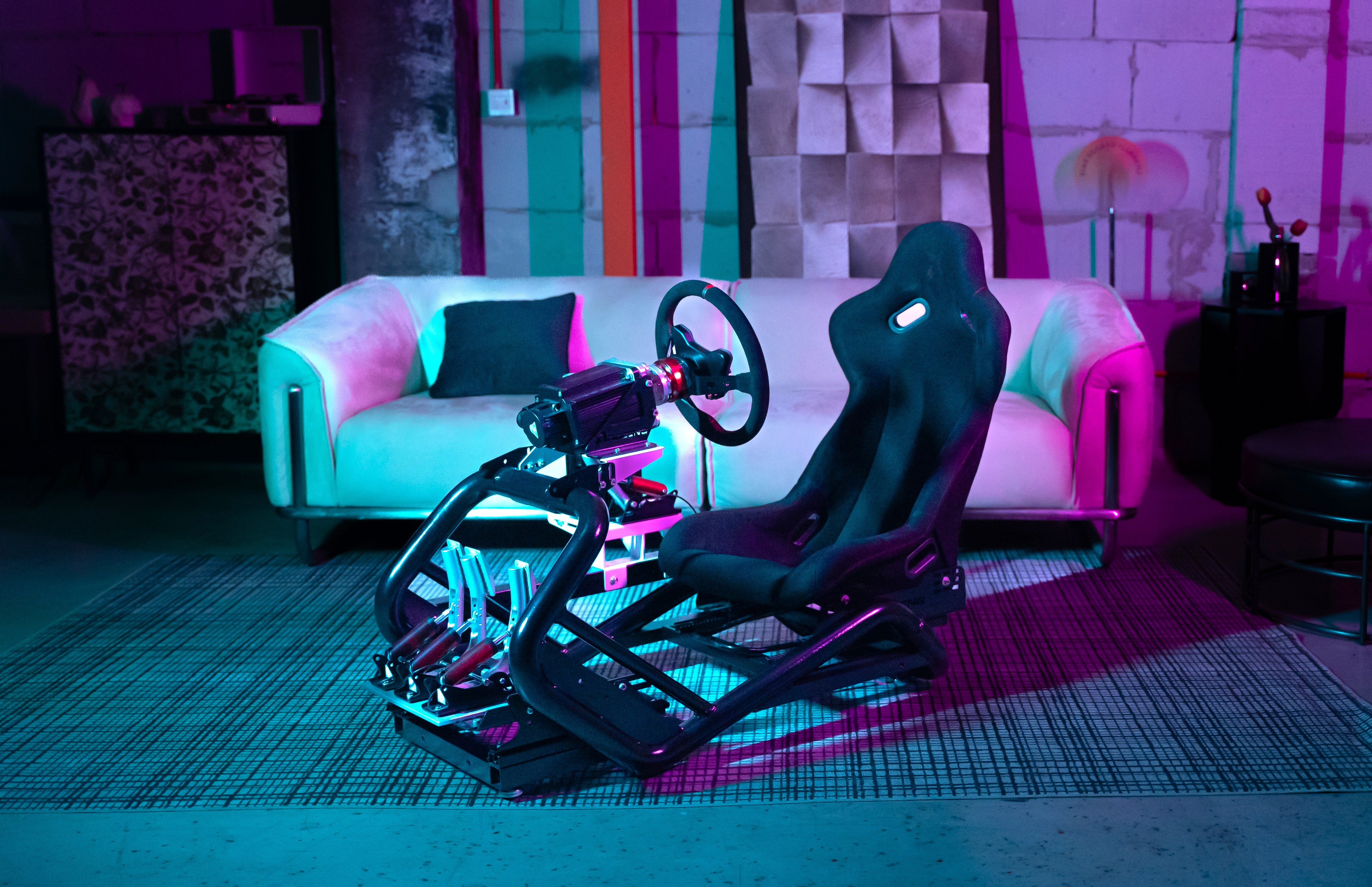 AZRACING SV-R Sim Racing Cockpit Aluminum Alloy Frame