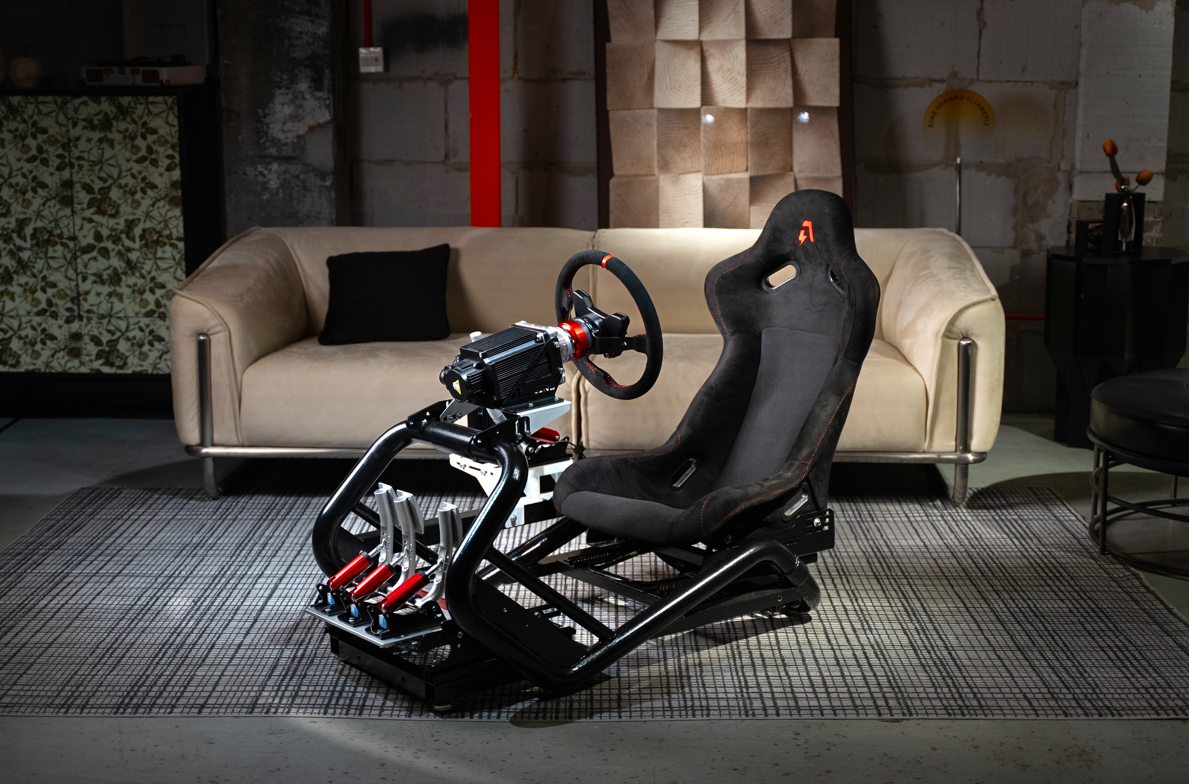 AZRACING SV-R Sim Racing Cockpit Aluminum Alloy Frame